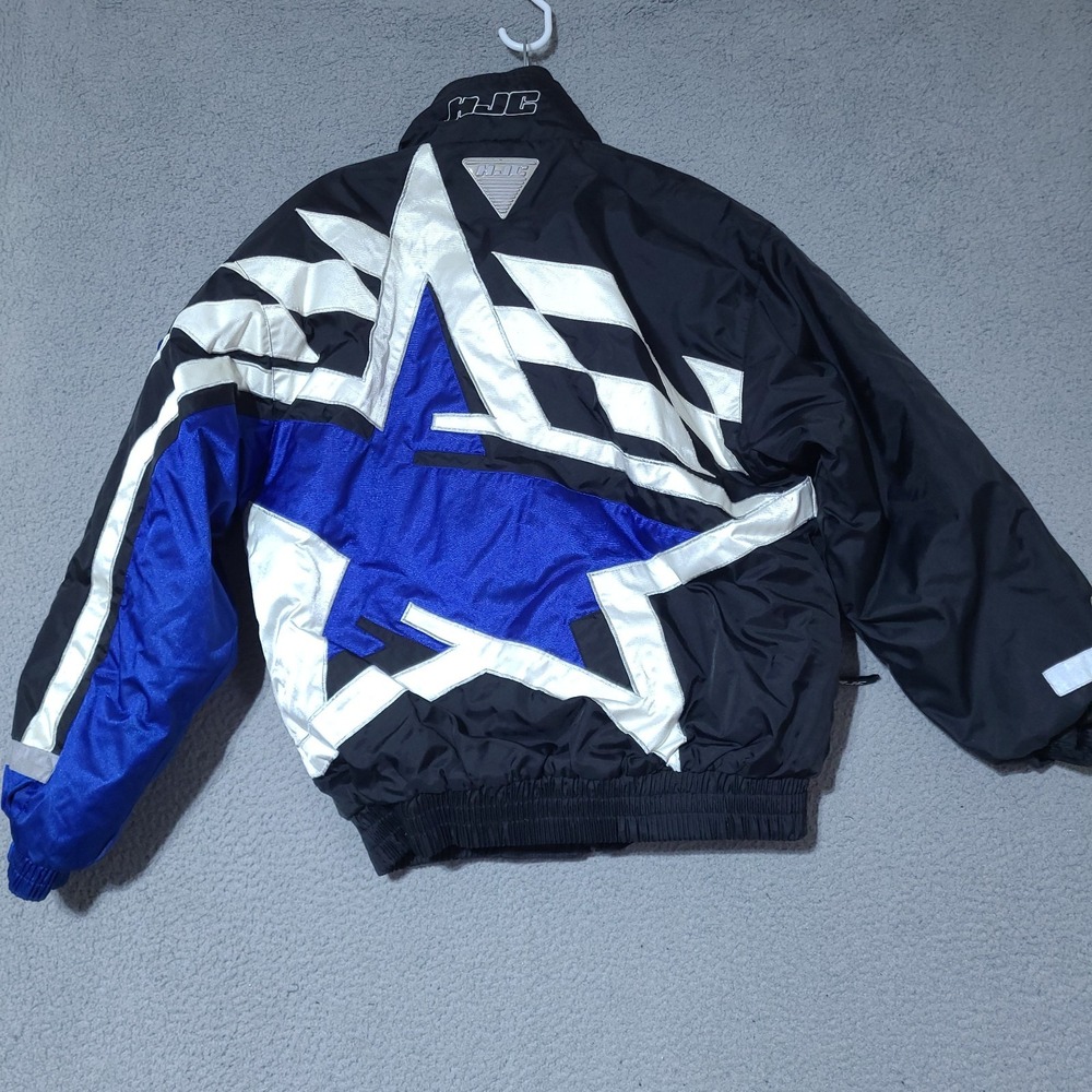 HJC Jacket Womens Medium Snowmobile Racing Dual Zip Quilted Lining - Picture 9 of 16